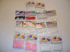 VINTAGE Craft Fluffy Pom Poms Small  Tiny NEW 14 Packs Nicole  Westrim Crafts