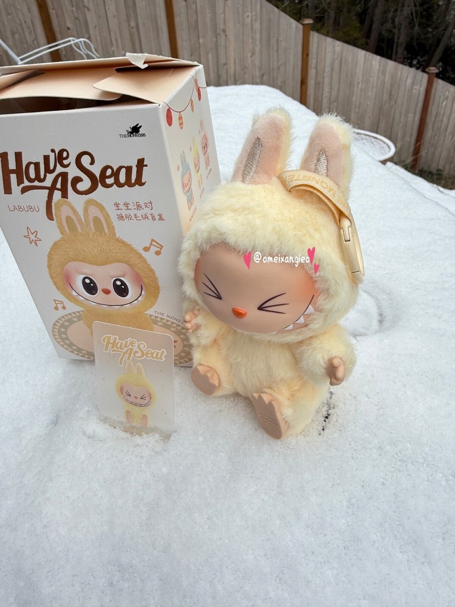 POP MART -LABUBU The Monsters Have A Seat Series Vinyl Plush