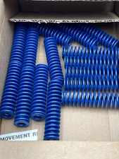 (15) Die Spring 25.00 mm Hole, 12.50 mm Rod Dia, 102.00 mm Free Length, Blue