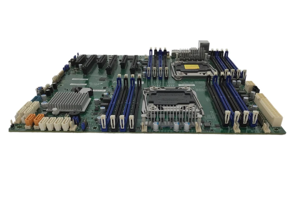 Supermicro 3x PCI-e x16 GPU slots eATX Motherboard LGA2011 V3 C612 - Image 4 of 4