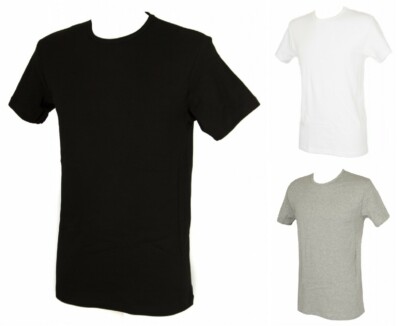 Warmes Herren T-Shirt Baumwolle Kurzarm Rundhals SPINNE Artikel 601637 WINTER CO
