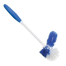 Classic Toilet Brush w/Under-The-Rim Scrubber Non-Slip Handle Comfort Grip LOLA