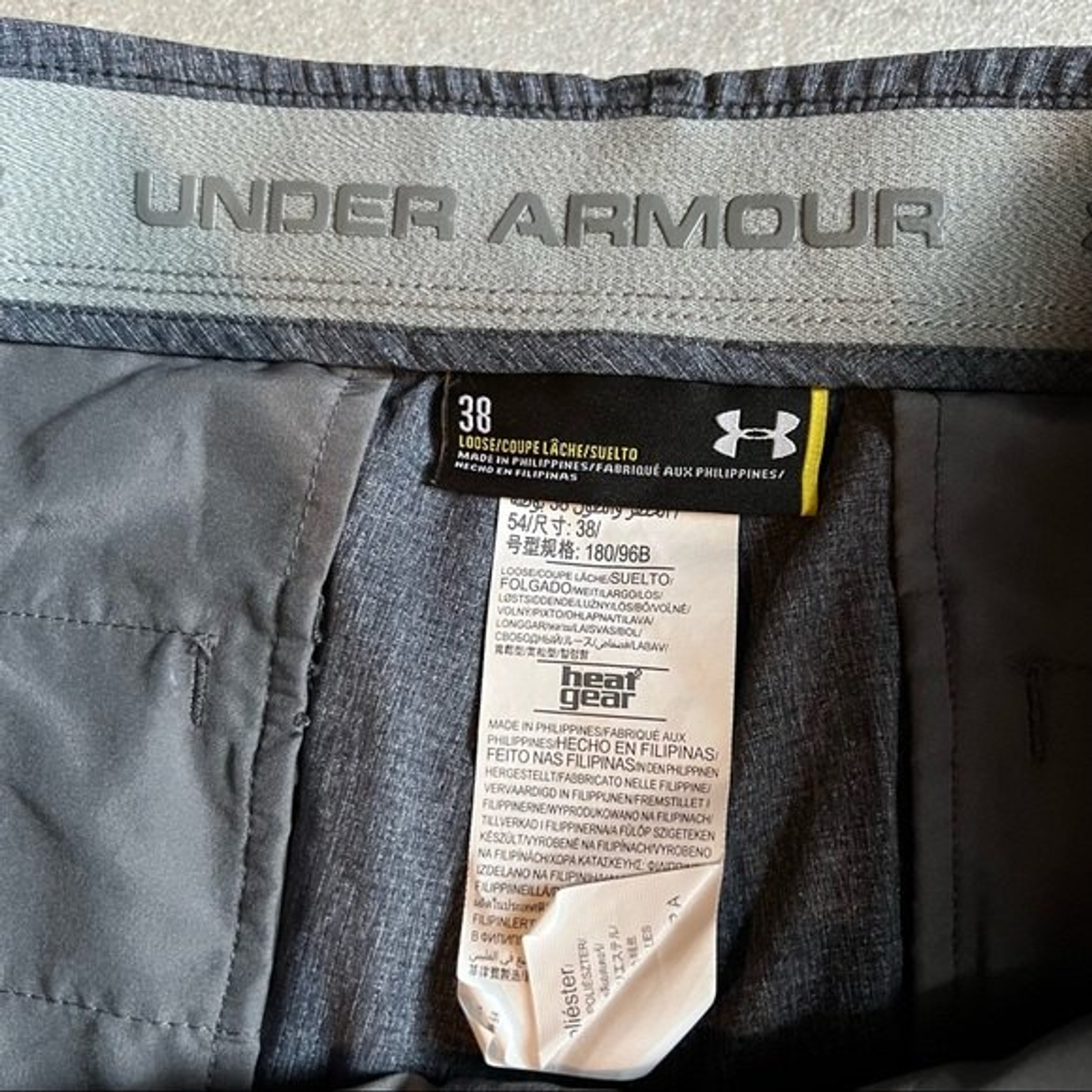 Under Armour Men's UA Match Play Vented Shorts (1272358) Gray Size 38