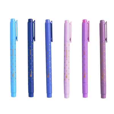 Dusk Dual-Tip Markers 6-Pack Set of 6 Colorful Markers with 2 Tips Each 1 Fin...