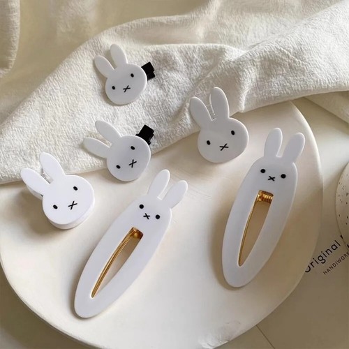 Süße Miffy Kawaii Ins Haarschmuck Clip Prinzessin Pony Clips süß cool - Bild 28 von 28