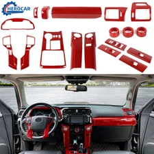 18PCS Interior decoration  Accessories Trim Cover Kit Full Set For 4RUNNER 2010+