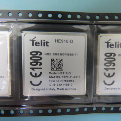 He910 TELIT HE910-D Qty of 1 per Lot WIRELESS CELLULAR GPS MODULE AT206R701 ...
