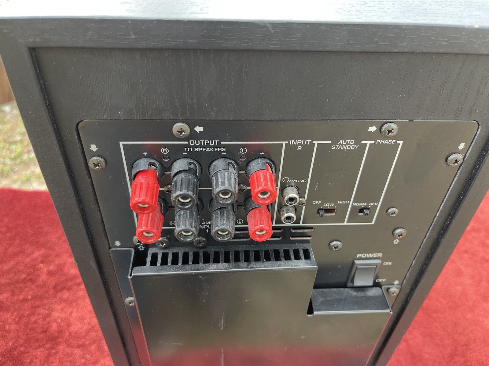 Yamaha YSTSW205 Power Subwoofer Home Theater Tested Black eBay