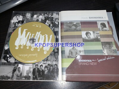 Shinhwa 7th Album Brand New Special Repackage CD VCD Photo album