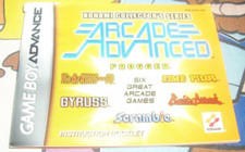 Konami Arcade Advanced MANUAL ONLY NO GAME GBA Gameboy Advance