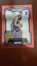 2023-24 Panini Prizm Aleksandar Vezenkov #281 Red Prizm Rookie RC /299