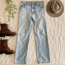 Vintage Lee High Waisted Straight Leg Jeans Size 31