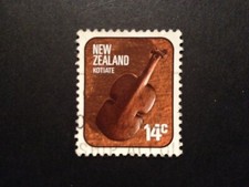 NEW ZEALAND 1976 PICTORIAL DEFINITIVES 14C KOTIATE CEREMONIAL WEAPON - USED