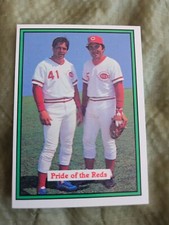 1982 Donruss 628 Pride of Reds . Bench Seaver. HOFS