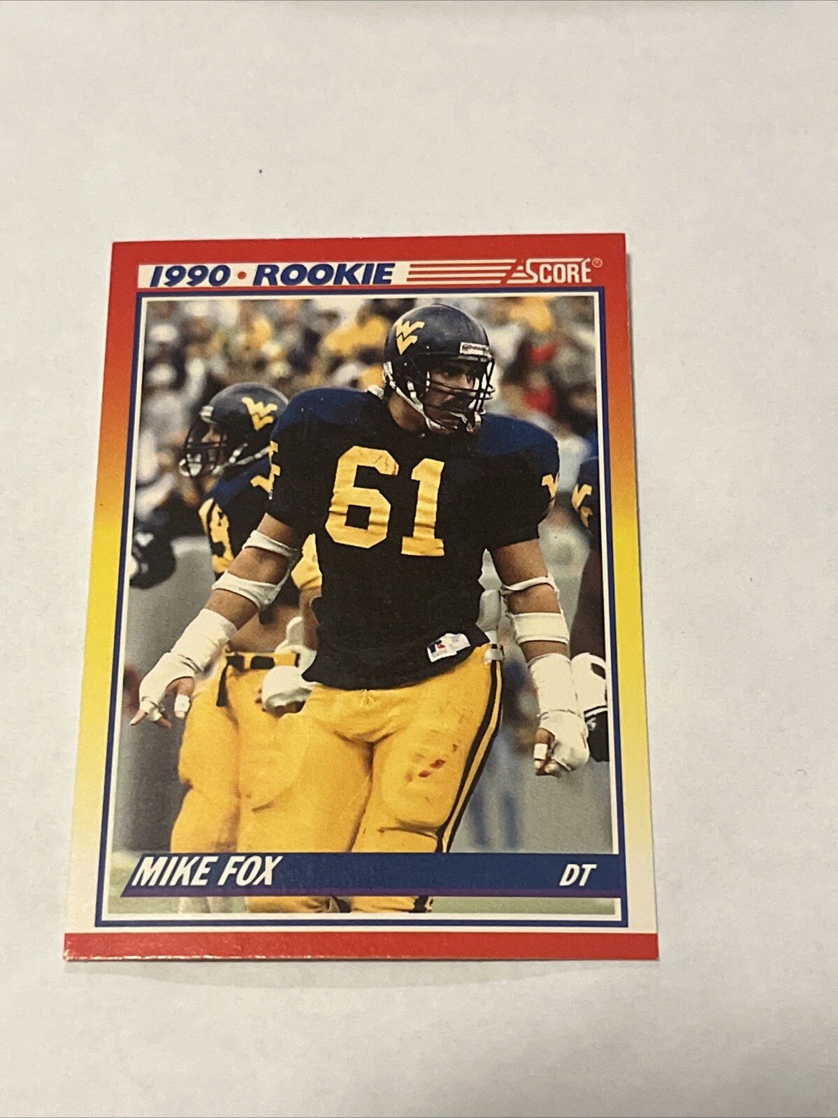 1990 Score Mike Fox #644 Rookie RC