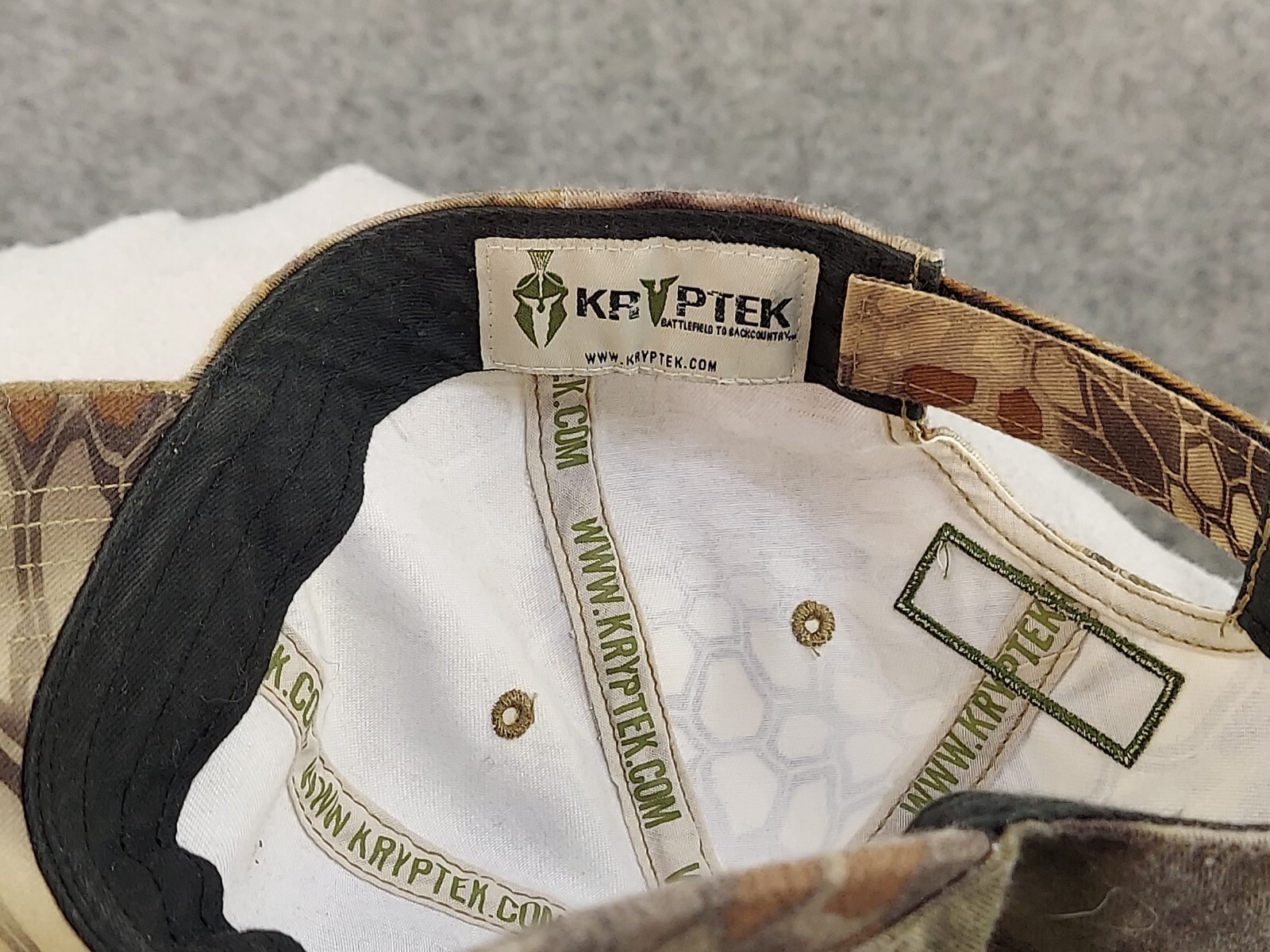 Kryptek Adjustable Hat Highlander Camo Strap Back… - image 22