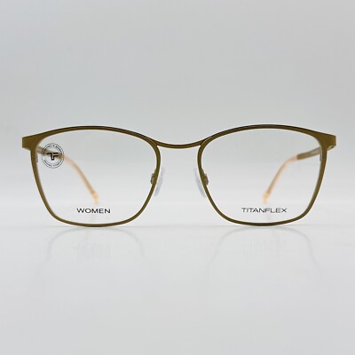 Eschenbach Brille Damen oval gold Titan TITANflex Mod. 826022 NEU