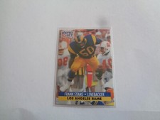 FRANK STAMS 1991 PRO SET FOOTBALL CARD # 205