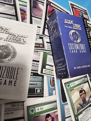 STAR TREK The Next Generation CUSTOMIZABLE CARD GAME 60 Card STAR TREK The Next Generation CUSTOMIZABLE CARD GAME 60 Card
