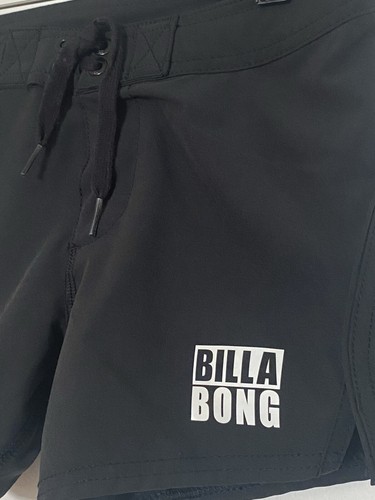 Billabong Girls Black Swim Trunk Shorts Size 10 - Picture 2 of 5