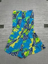 Lilly Pulitzer Romper Womens Xs Blue Green Blouson