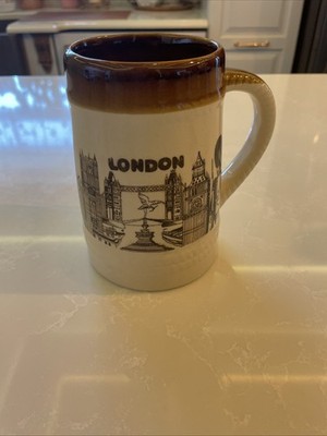 London England Beer Stein Mug City Landmark Sight 24oz Souvenir Drinking Cup C52