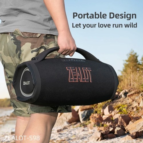 ZEALOT-S98 Portable Bluetooth Speaker 160W Waterproof 36000mAh Wireless USB TF - Picture 2 of 12