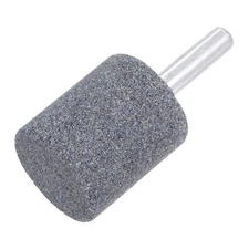 15pcs Abrasive Mounted Stone 1/4" Shank 1" Cylindrical Corundum Grinding Head