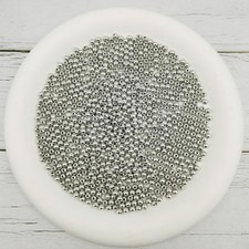 4200pcs 4mm Round Spacer Beads Bulk Silver Mixed for Jewelry Making Plastic