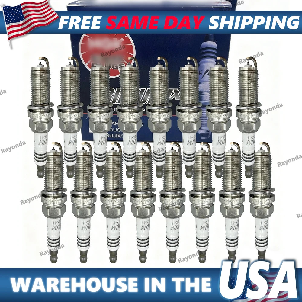 Set of 16 Iridium IX Spark Plugs 4469 For NGK 11-17 Ram 1500 5.7L V8 LFR5AIX-11
