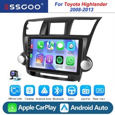 WIFI Carplay For 2008-2013 Toyota Highlander Android 15 Car Stereo Radio GPS AHD