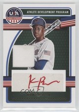 2023 Panini USA Baseball Stars & Stripes Materials Kevin Roberts Jr Auto 0j81