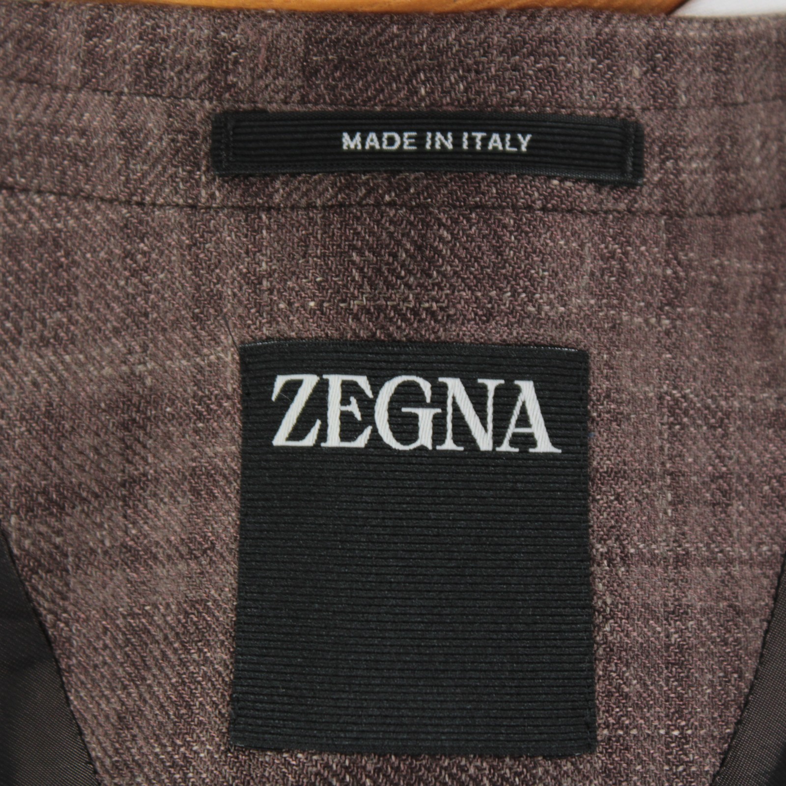 Zegna NWT Wool Blend Sport Coat Size 48R (38R US) In Brown Plaid image 10