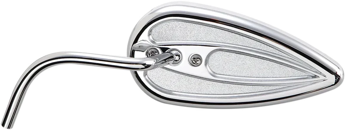 ARLEN NESS Mirror - Side View - Teardrop - Chrome - Left 13-035