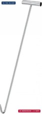 23inch T-Handle Meat Boning Hook, Galvanized T Hooks for Kitchen Butcher Shop Re