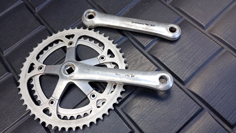 Shimano 105 crankset FC-1050 double 52/42 Biopace