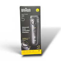 Braun Beard Trimmer Series 5 BT5 Waterproof Rechargeable Precision, Black