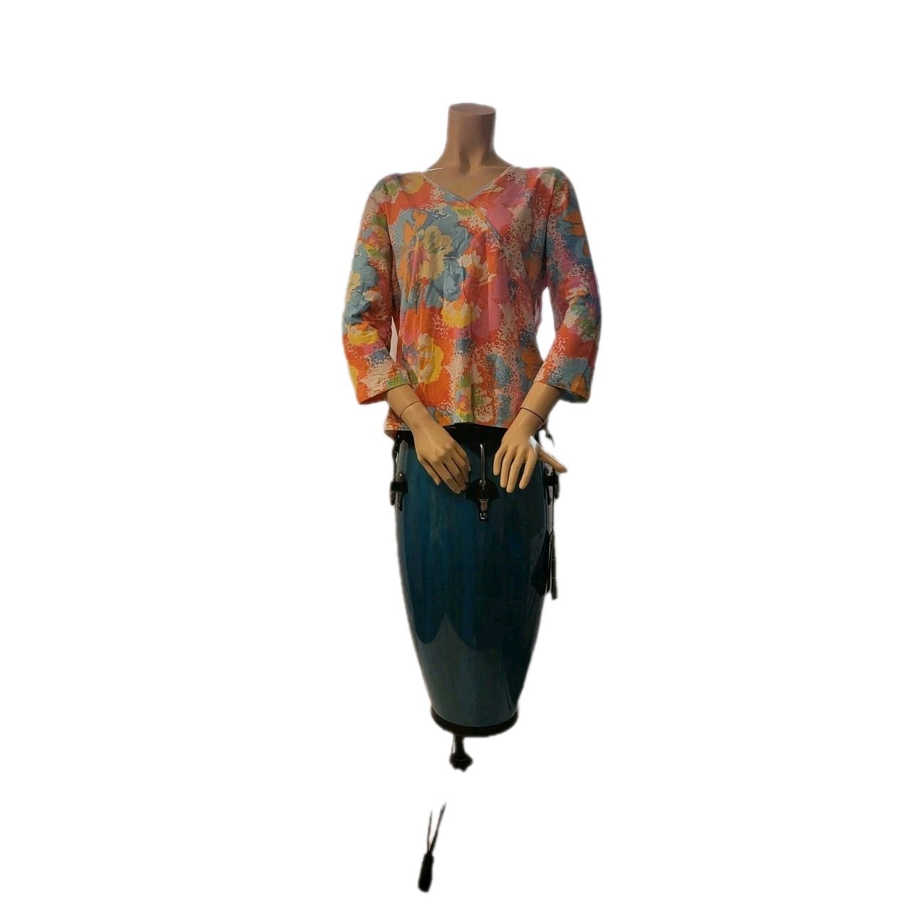 Ruby Rd Women's Flora Strip BlouseLadies Casual B… - image 4