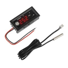 4-Wire PWM Fan Temperature Controller 12V 3A Fan Cylindrical Head for Liquids