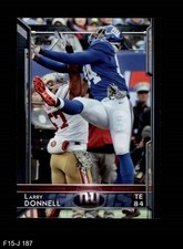2015 Topps #187 Larry Donnell Giants-FB Grambling St 8 - NM/MT