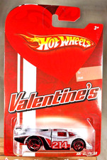 2009 Hot Wheels Valentine's Series SOL-AIRE CX4 Silver w/Red OH5 Spoke Wheels