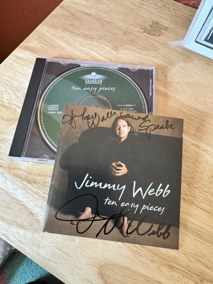 Jimmy Webb SIGNED Ten Easy Pieces CD