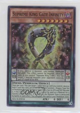 Supreme King Gate Infinity (SR) Unlimited YuGiOh Maximum Crisis #MACR-EN018