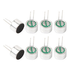 8Pcs Cylindrical Electret Condenser Microphone Pickup 85Db through Hole Mini Ele