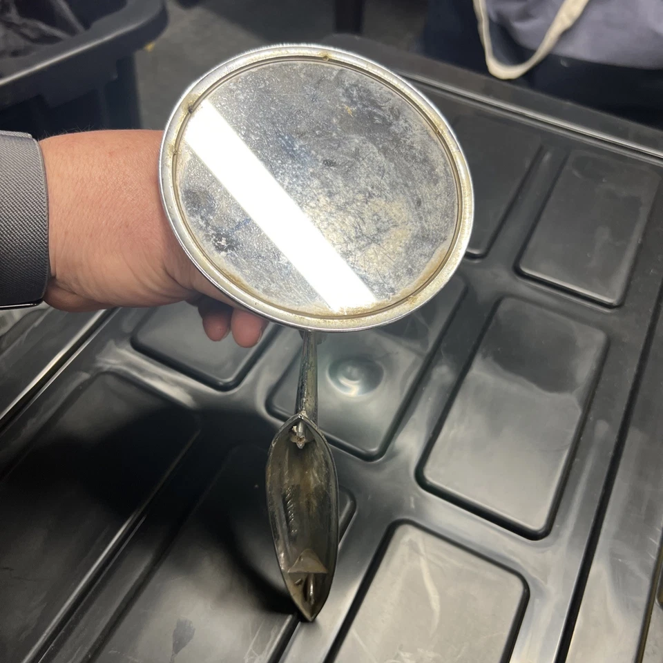 Espejo retrovisor lateral cromado Chevy Chevrolet Malibu Chevelle 1965 de colección P-382156 C1 OEM Foto 4 de 4