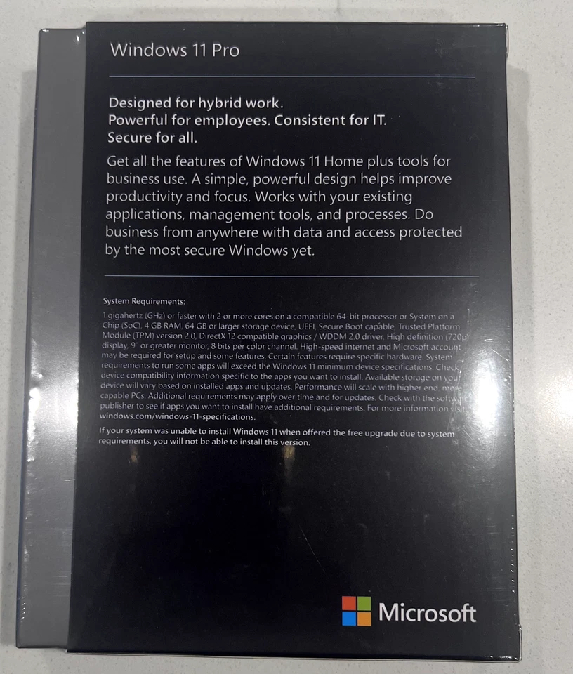 Microsoft Windows 11 Pro 64-Bit USB Flash Drive (Ships Next Day) - Image 2 of 3