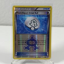 Team Aqua's Great Ball 27/34 Uncommon Double Crisis Pokemon Reverse Holo LP Card