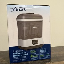 Dr. Brown's All-in-One Sterilizer and Dryer AC177 for Baby Bottles New Open Box