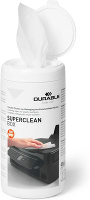 Durable Reinigungstuch Supercleanbox, Spenderdose Mit 100 Stück, 570802