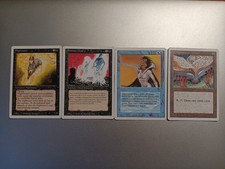 LOT Animate Dead, Nightmare, Drain Power, Jay Tome Magic MTG Revised 3rd Edition